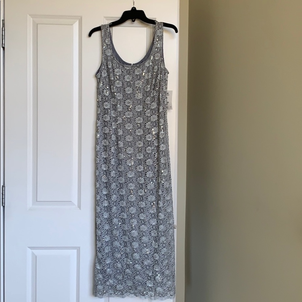NWT long sequined dress